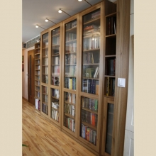 Library made from a furniture board