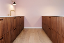 veneer kitchen with island