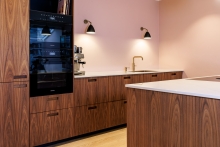 walnut kitchen