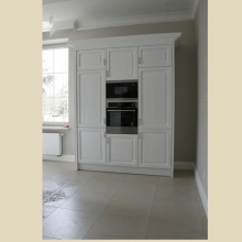 English kitchen oven and microwave