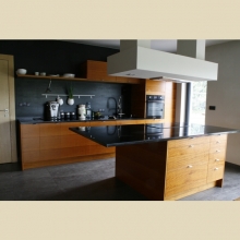 Kitchen with island