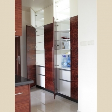 large illuminated storage cabinets