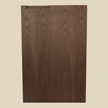 smoke oak front with simple milled handle