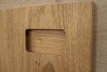 front with envelope milled handle_detail